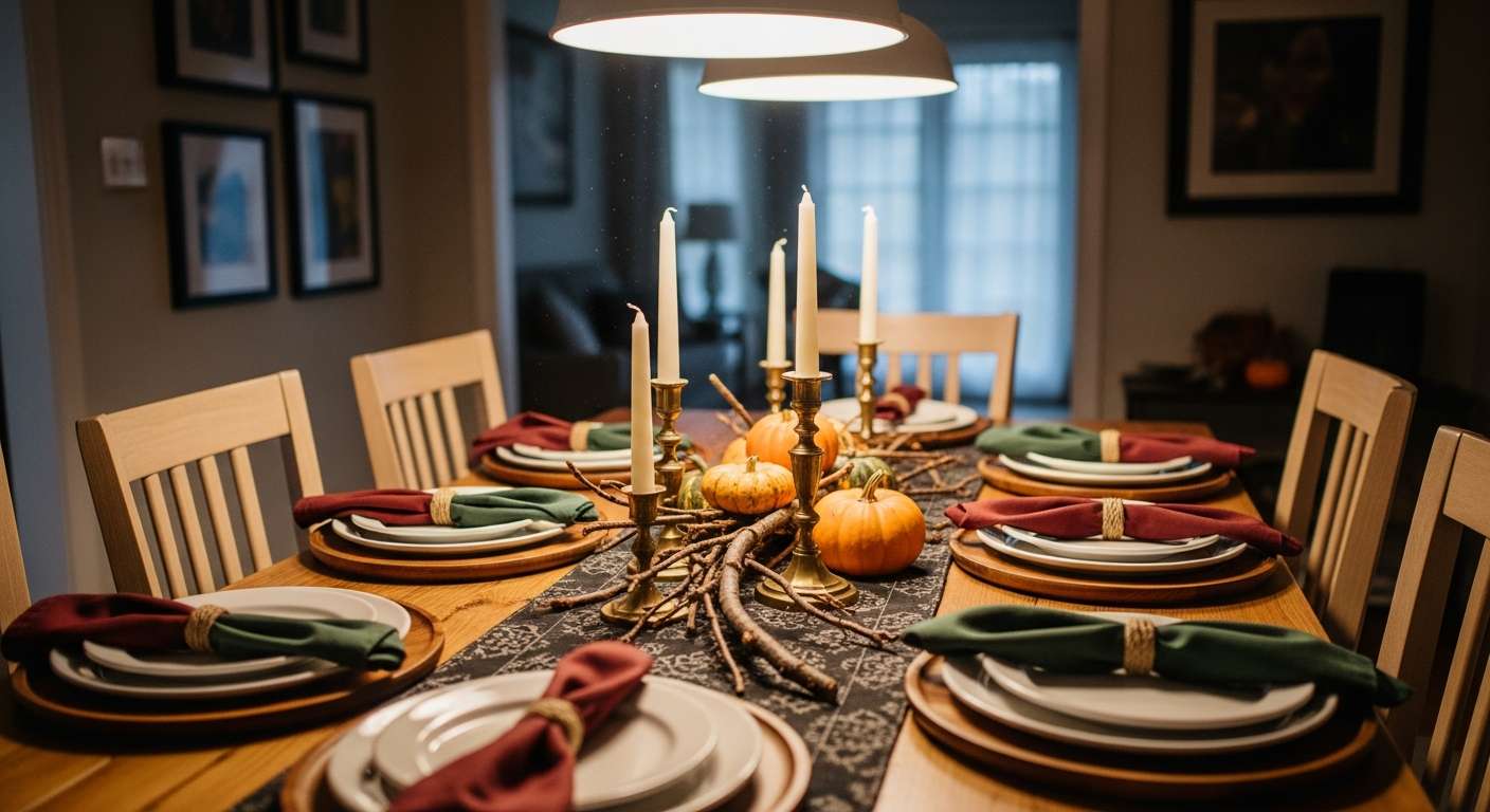 Thanksgiving table decor