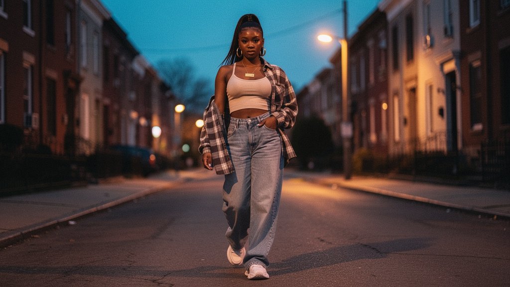 what to wear to a 90s party black female​