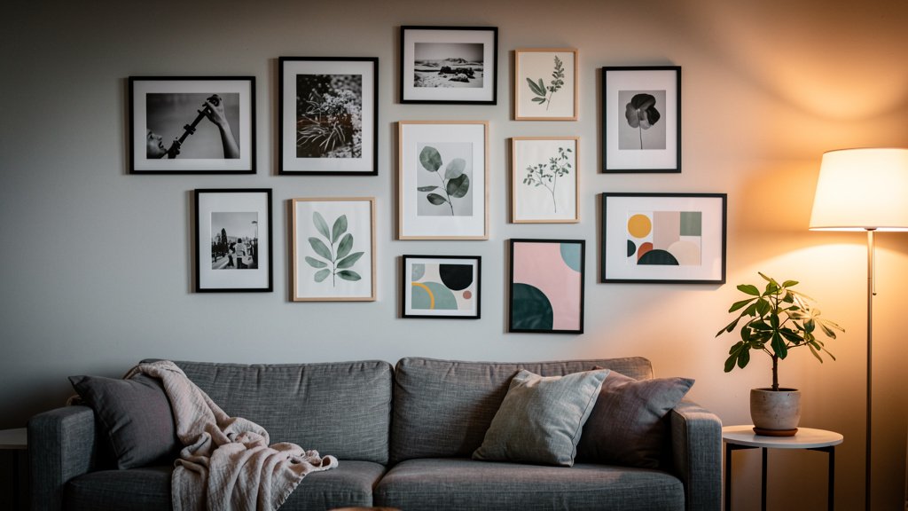 how to create a gallery wall​