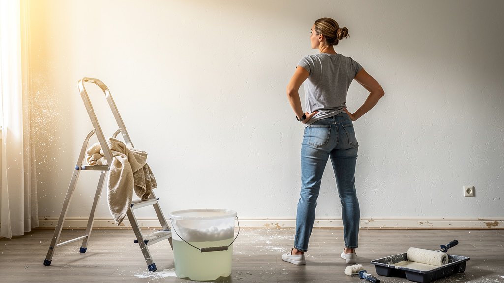 how to remove glue from walls