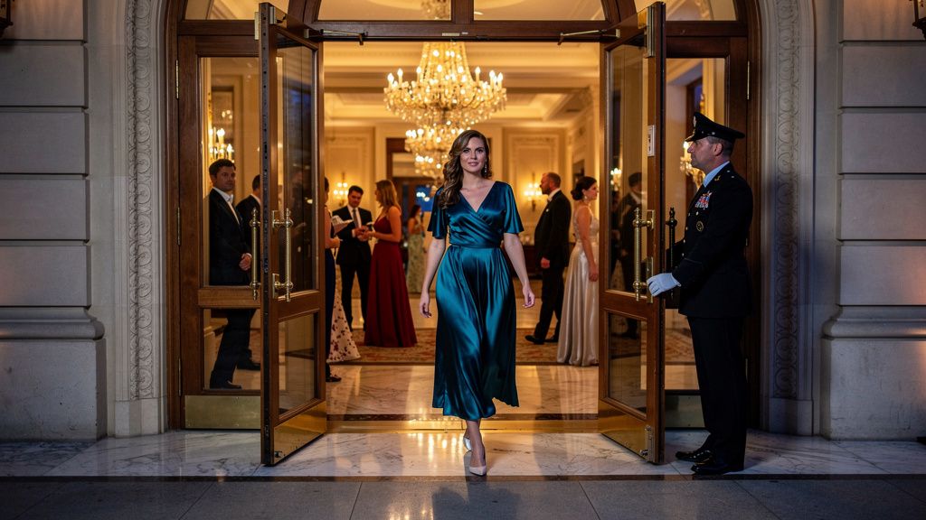 black tie optional female
